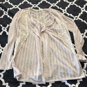 Maurices open front cardigan